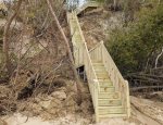 Stairs to the beach March 2017